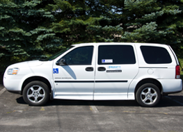 Dignity Transportation Mini Van - Ramp Equipped
