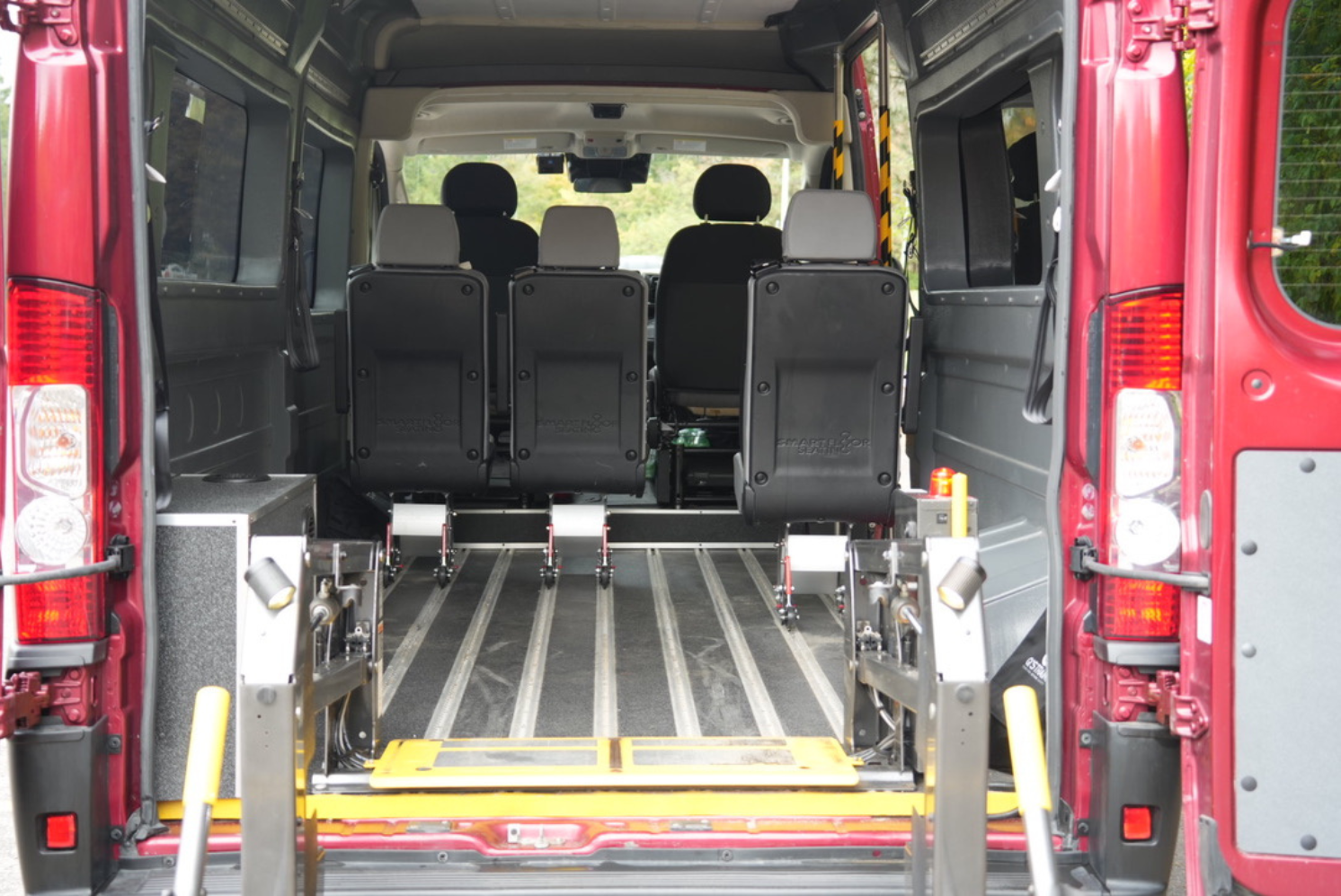 Dignity transportation Full Size Van - Rear View (Enlarged)