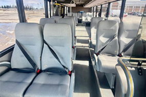 Dignity Transportation Coach Bus Interior View